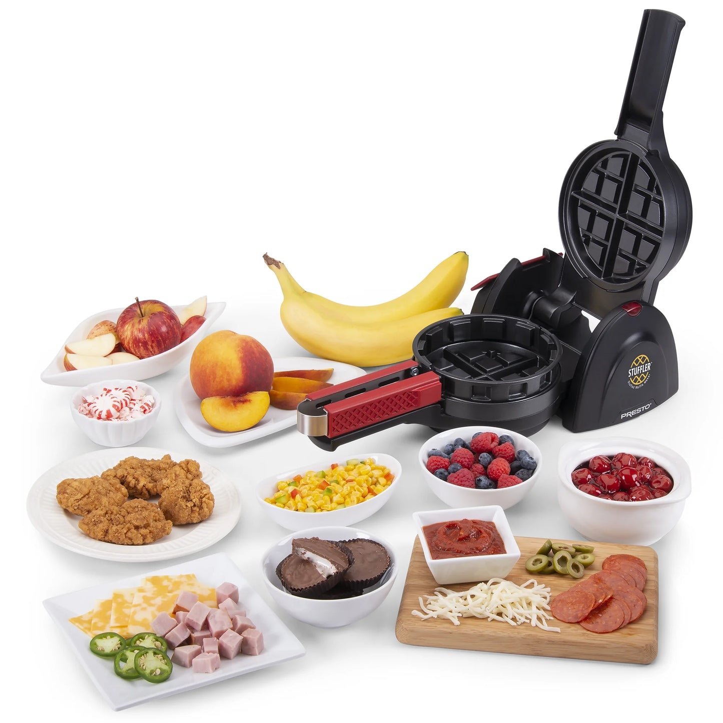 Stuffler Electric Stuffed Waffle Maker, 03512